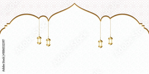 modern luxury and elegant Islamic background with Islamic Wallpaper 