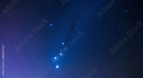 Majestic Deep Space Background featuring Vibrant Nebula and Star Field