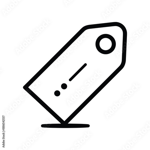 Price Tag Icon Simple Design