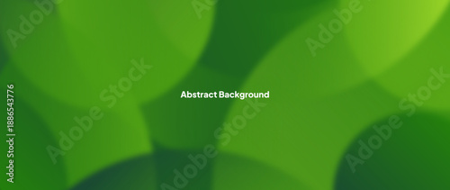 Abstract green background. With random geometry patterns and curved lines. Beautiful color gradation. Web banner, wallpaper, banner, brochure. Geometric shapes background.