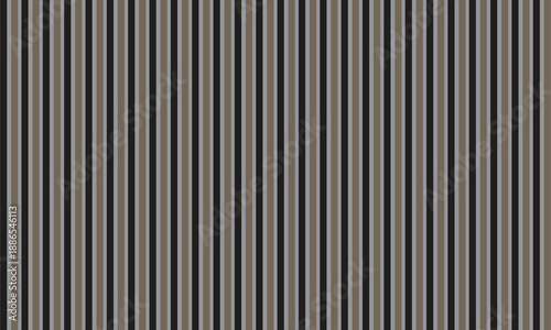 Obraz na plátně Seamless vertical stripes pattern in dark gray taupe and light gray background