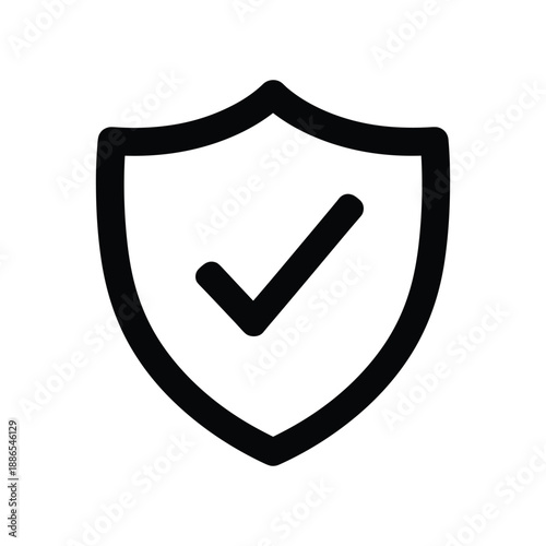 Shield icon with check mark