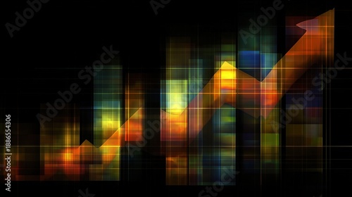 Abstract Chart Art Revealing the Secret to Differentiating Through Customer Service