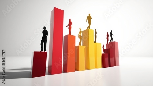 Abstract Chart Showcase Exploring the Secret to Building a Strong Online Presence