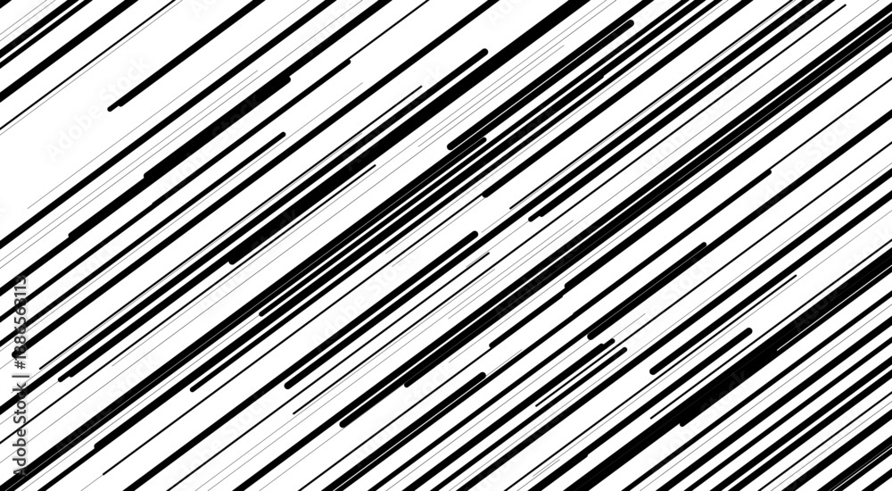 Obraz premium Abstract fast speed line effect texture. Comic cartoon rays and beams wallpaper. Vector pop art background