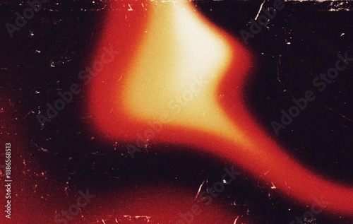 Vibrant light leaks noisy scratches dust film grain texture for photography edits. Grainy film burn or film overlay effect background. Warm multicolour light leaks glowing noisy scratches overlay.