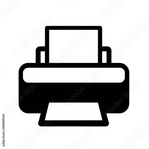 Line icon of a printer.