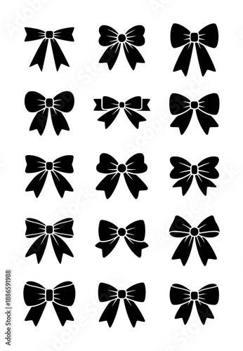 Black bow tie white bowtie symbol