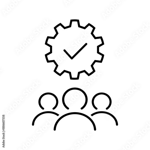 Maintenance vector icon. Technical support Illustration sign. Installing updates symbol. Bow logo.