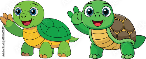 Cute Turtle Cartoon Illustration, Kawaii Sea Turtle Art, Smiling Turtle Character, Animal Clipart Design, Cartoon Reptile Icon, Kids Turtle Illustration, Friendly Wildlife Art

