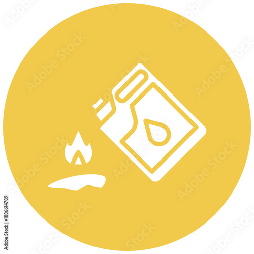 Oil Fire Icon