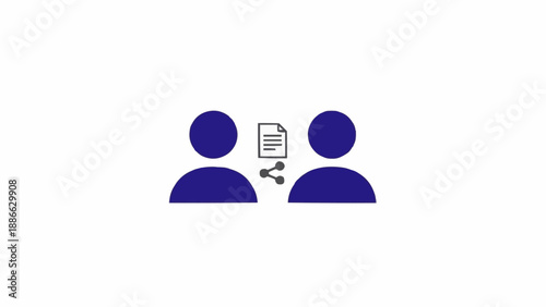 Two people discussing a document.