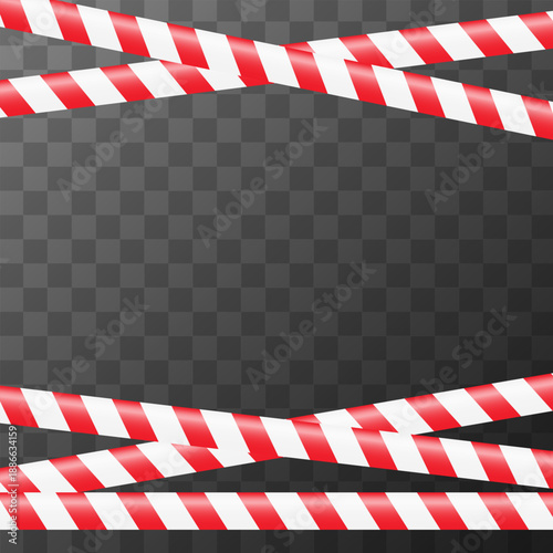 A vector set of warning tapes and signs. Abstract warning lines and signs for construction sites, police, and traffic accidents. Elements of the warning tape collection for your design.