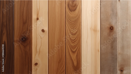 Collection of wood textures. Wooden background with natural pattern. Collection of wooden boards.