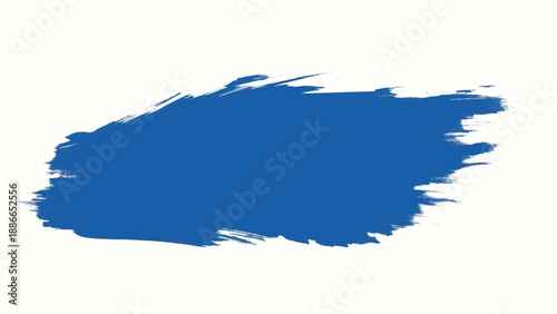 Blue paint brush strokes abstract background. Brush strokes art. Ble brush stroke on white background. 