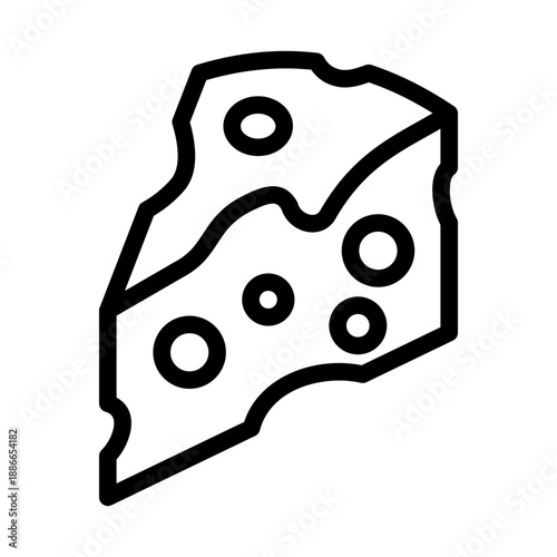 cheese pizza icon design illustration simple