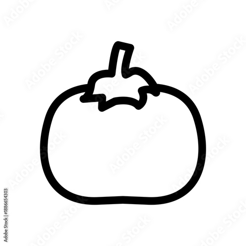 tomato icon design illustration simple