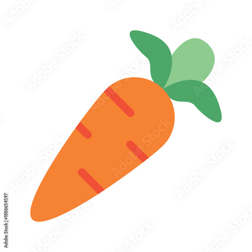 Canvastavla wortel icon design illustration simple