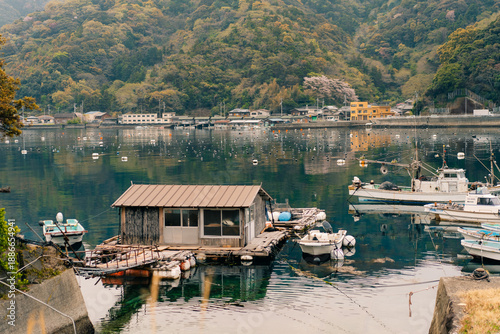 Photos Japanese Traditional Port Town in shikoku, japan - 1 may 2025