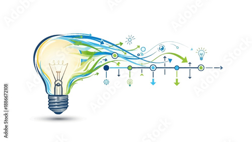 Light Bulb Idea Innovation Creativity Concept.