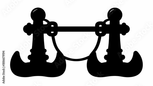 Balanced anchors symbolizing stability and harmony