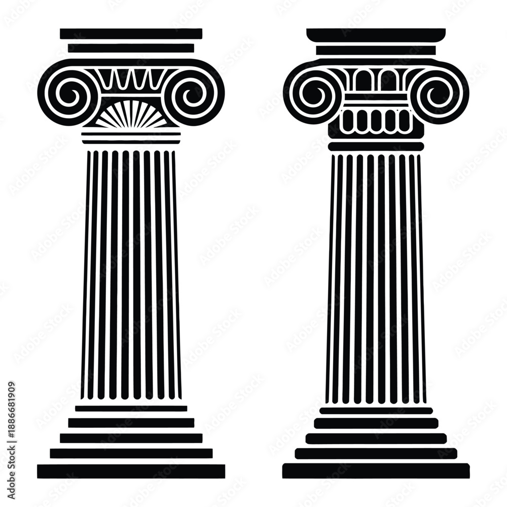 Obraz premium ancient greek columns