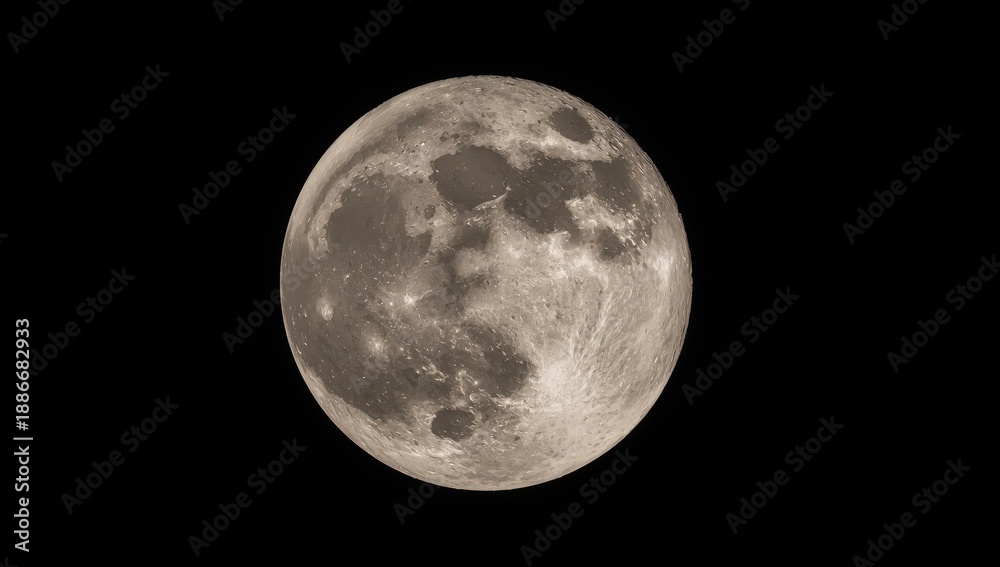 Obraz premium Lunar body against a dark backdrop