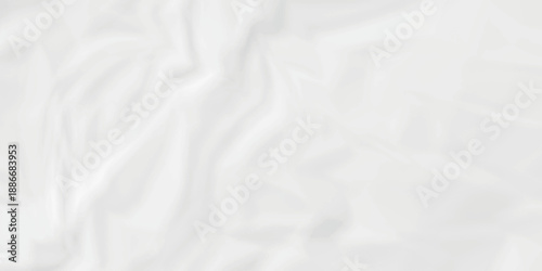 White crumpled paper texture . White wrinkled paper texture. White paper texture . White crumpled and top view textures can be used for background of text or any contents .