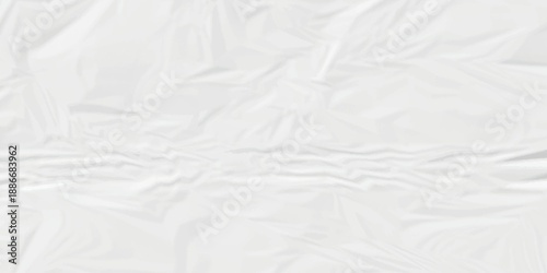 White crumpled paper texture . White wrinkled paper texture. White paper texture . White crumpled and top view textures can be used for background of text or any contents .