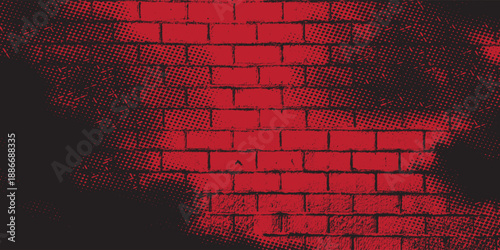 Illustration Japanese vintage red paper texture, natural grunge background.Illustration