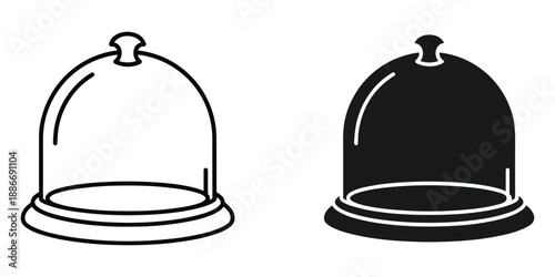 Classic Dome-Shaped Display Cases