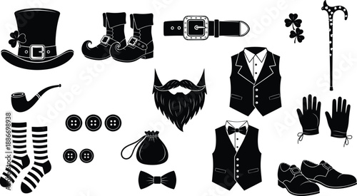 Steampunk gentleman's accessories and attire