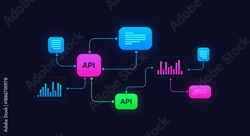 Dynamic Application Programming Interface (API) ecosystem facilitating seamless data exchange and robust system integration across various digital services and platforms