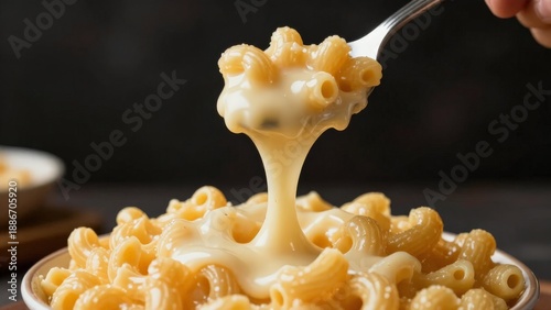 Rich Cheesy Pasta, Smooth Cheesecovered Noodle Casserole, Silky Surface With Tender Pasta Beneath Beneath Layers Of Cheese, Creamy Sauce Envelops Tender Noodles In Gooey Cheesy Crust