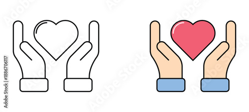 Patient Care Medical Support Flat Vector Icon