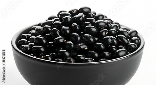 Black beans in a bowl