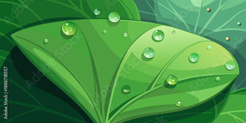 Dew drops on lotus leaf macro photography nature wallpaper background close up view hd
