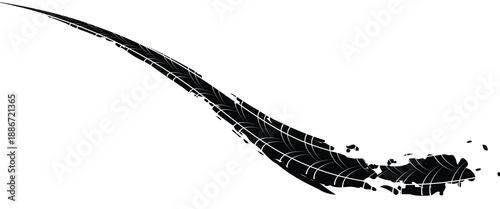 Brush touch material, ink splash, handwritten texture, texture material, rough lines, ink lines, Japanese style, Asian taste vector.