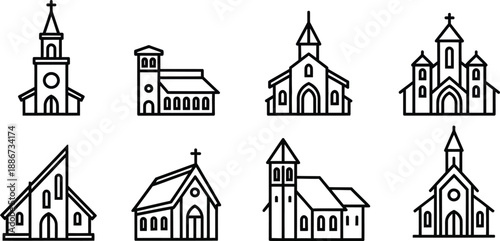 Easter sunday churches holy places of worship on easter morning