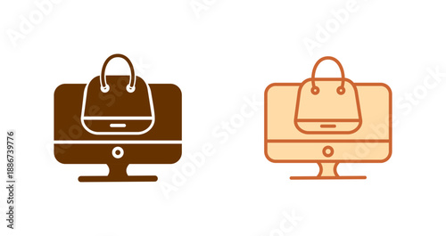 Online Shopping Icon Design