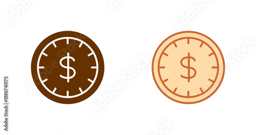 Time is Money Icon Design