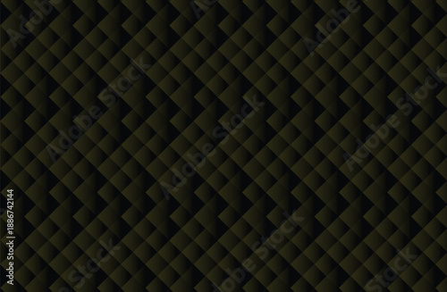 Dark olive diagonal woven basketweave pattern