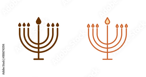 Hanukkah Icon Design