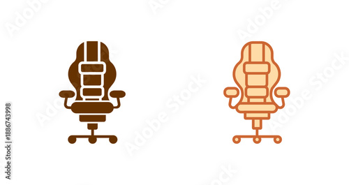 Gaming Chair Icon Design