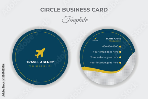 Travel Services Brand Card Design
