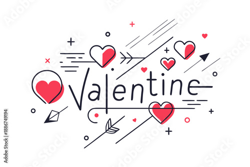 poetic valentine love sketch