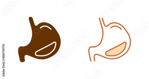 Stomach Icon Design