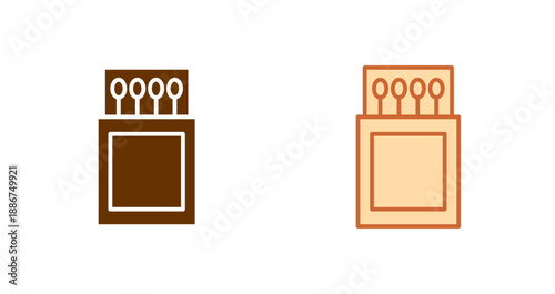 Match Box Icon Design