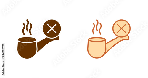 No Cigar Icon Design