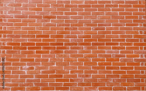 Red brick wall texture background, brick wall texture for interior or exterior design backdrop.